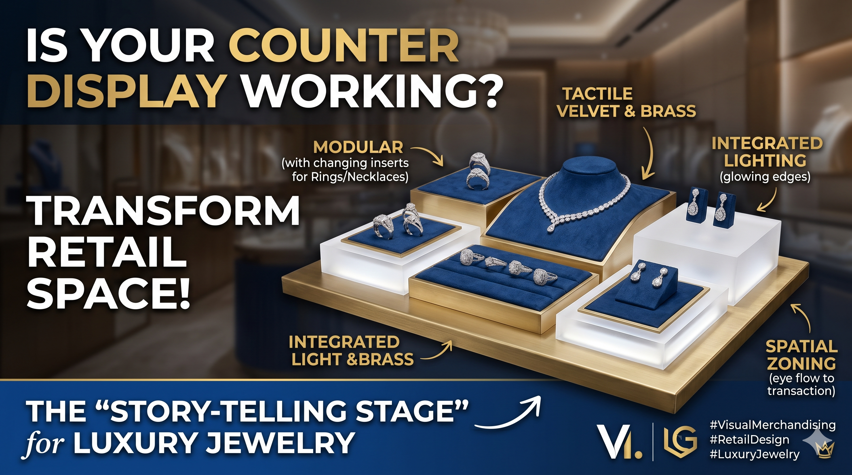 Maximizing Brand Impact with Effective Jewelry Counter Displays